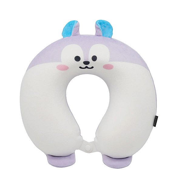 ALMOFADA DE PESCOÇO EM U MODELO BT21 MANG TAMANHO 30X28CM.