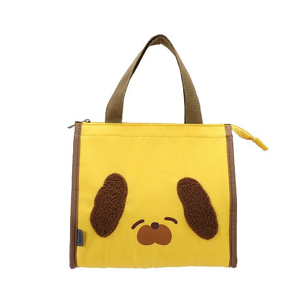 BOLSA TERMICA QUADRADA MODELO DOGGIE POWER 24 X 24 CM.
