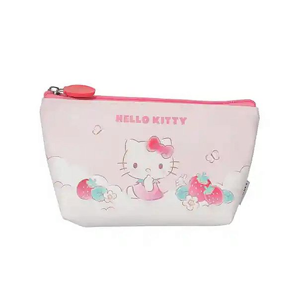NECESSAIRE OVAL MODELO SANRIO HELLO KITTY 22 X 12 CM.