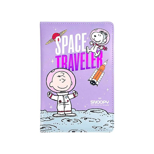 CADERNO COLEÇÃO SNOOPY EXPLORAÇÃO ESPACIAL 80 FOLHAS.