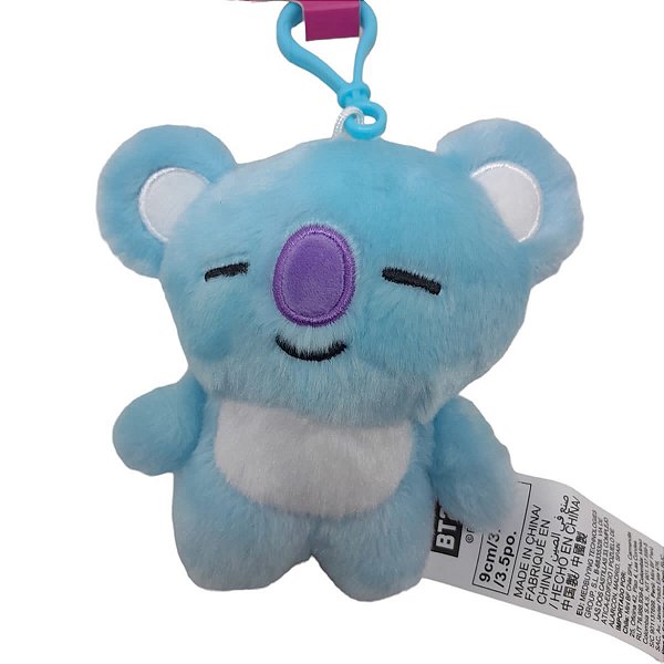 CHAVEIRO DE PELUCIA COLEÇÃO BT21 KOYA TAMANHO 11 CM.