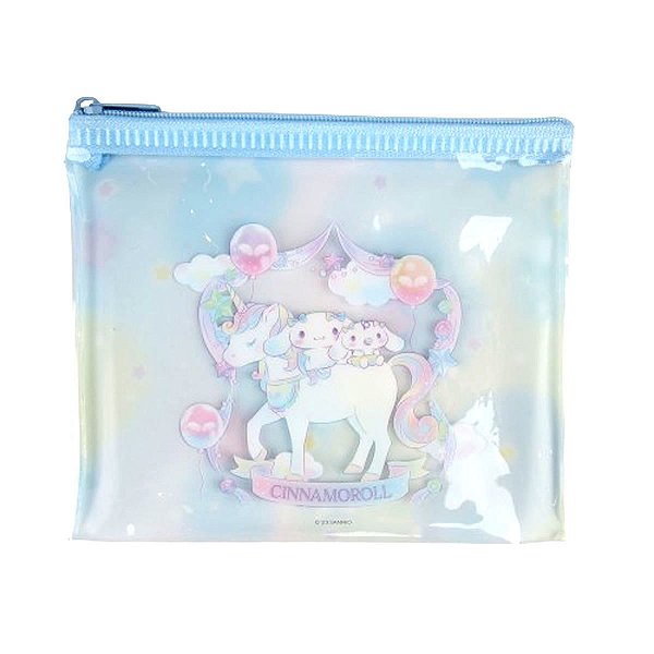 ESTOJO TRANSPARENTE MODELO SANRIO CINNAMOROLL 14CM.