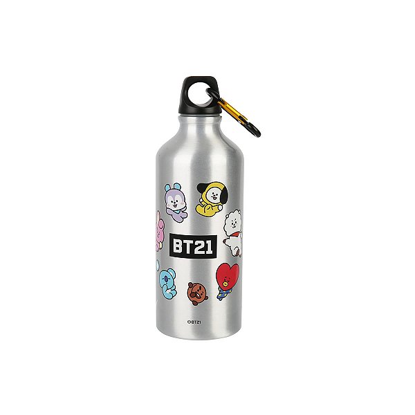 GARRAFA ESPORTIVA DE ALUMINIO MODELO BT21 640 ML.
