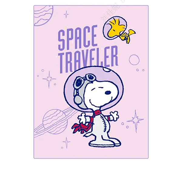 COBERTOR INFANTIL SNOOPY EXPLORADOR ESPACIAL TAMANHO 120 CM.