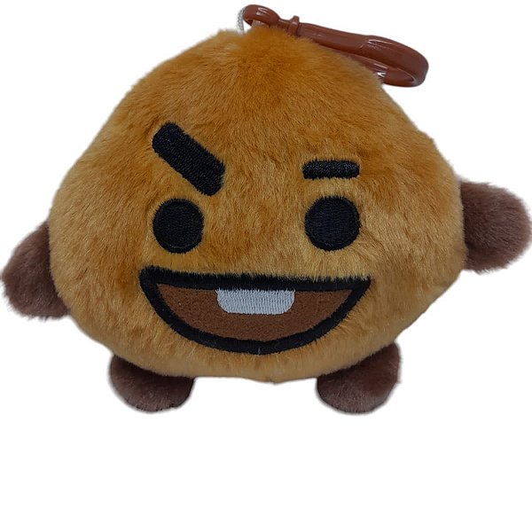 CHAVEIRO DE PELÚCIA COLEÇÃO BT21 SHOOKY 9 CM.