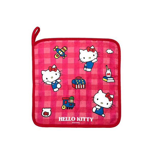 TOALHA DE MÃO COLEÇÃO SANRIO HELLO KITTY 30 CM.