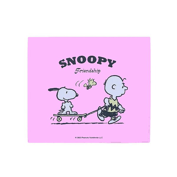 MOUSE PAD QUADRADO COLEÇÃO SNOOPY FRIENDSHIP 22 X 19,2 X 0,2 CM.