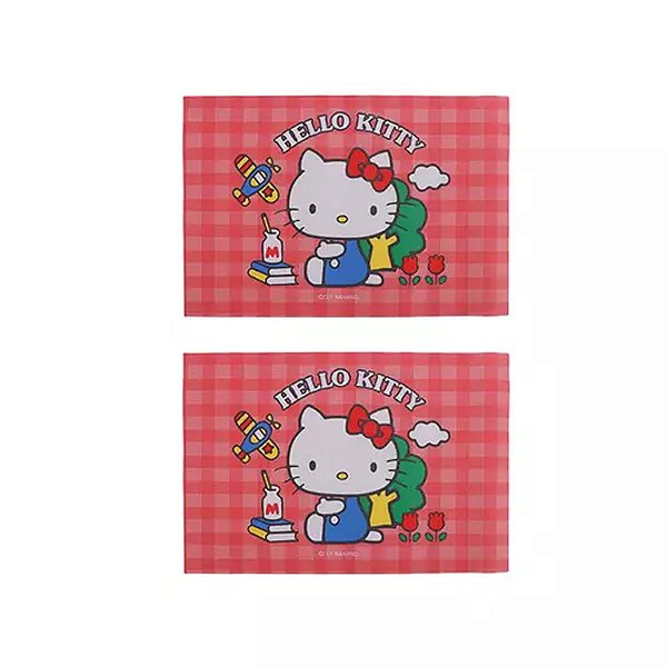 JOGO AMERICANO COLEÇÃO SANRIO HELLO KITTY 2 PEÇAS 30 X 45 CM.