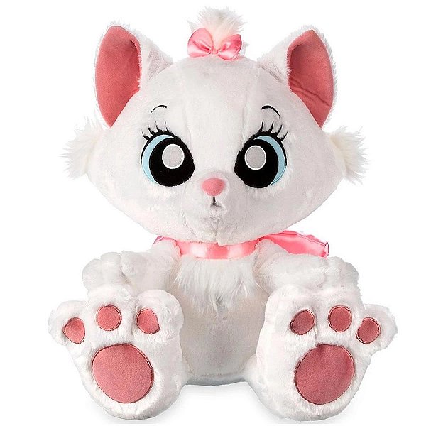 PELUCIA COLEÇÃO DISNEY GATA MARIE BIG FEET TAMANHO 28 CM.