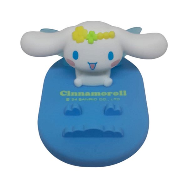 SUPORTE DE MESA PARA CELULAR MODELO SANRIO CINNAMOROLL MINISO 10 X 9 CM.
