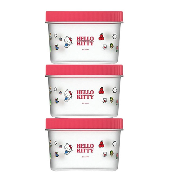 Kit 3 Potes Hello Kitty Sanrio Miniso Original BPA Free