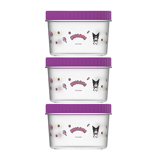 Kit 3 Potes Hello Kitty Sanrio Miniso Original BPA Free