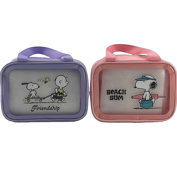 Bolsa Organizador Necessaire Snoopy Miniso Original Viagem
