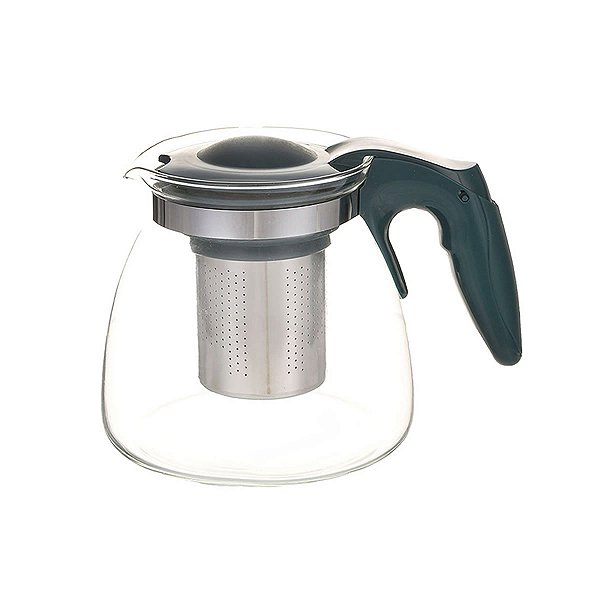 BULE DE VIDRO PARA CHÁ 900 ML. VERDE MINISO.