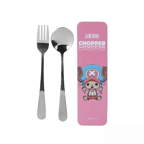 CONJUNTO DE TALHERES COM ESTOJO MINISO ONE PIECE CHOPPER