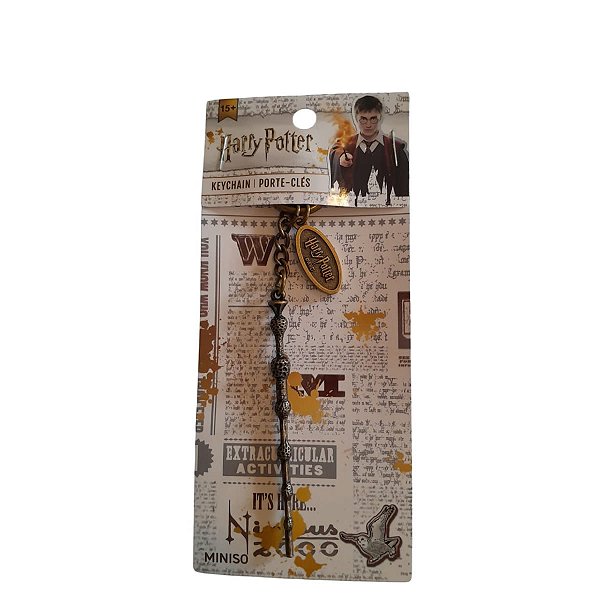 CHAVEIRO VARINHA MÁGICA HARRY POTTER MINISO 1 PEÇA