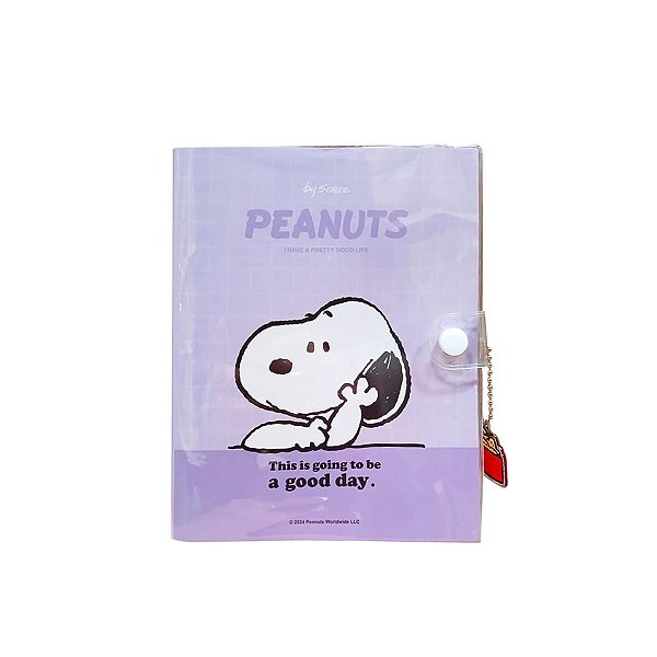 CADERNO SNOOPY THIS IS GOING TO BE A GOOD DAY MINISO 80 FOLHAS