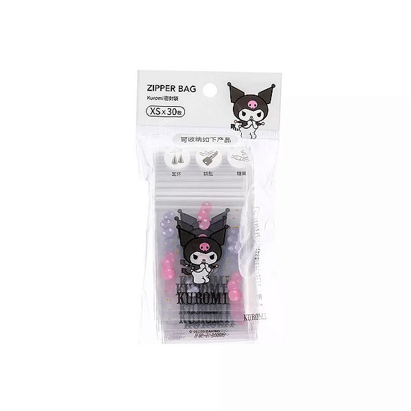 SACOS REUTILIZÁVEIS SANRIO KUROMI 30 UNIDADES 9 CM. MINISO