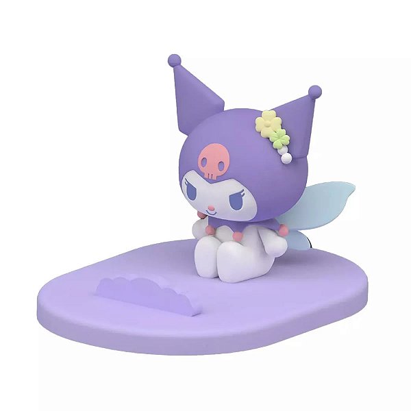 SUPORTE DE MESA PARA CELULAR COLEÇÃO SANRIO KUROMI 11X7CM