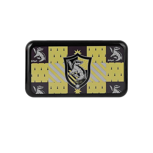 BENTO BOX COM TALHERES HARRY POTTER HUFFLEPUFF  1000 ML. MINISO