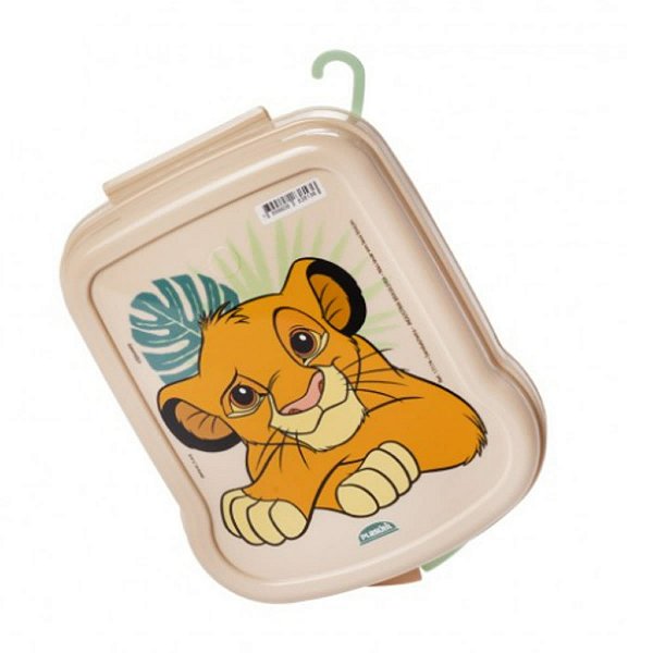 SANDUICHEIRA MODELO REI LEÃO SIMBA DISNEY MINISO 17 X 13 X 4,5 CM.