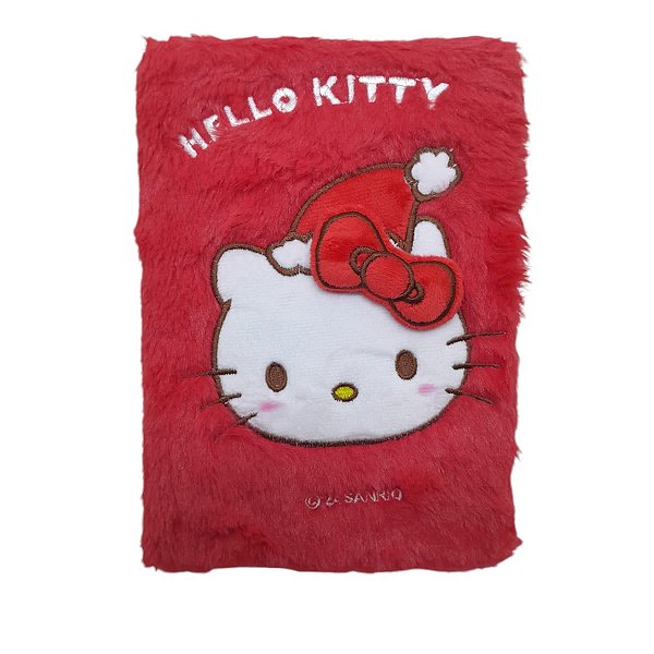 CADERNO MODELO SANRIO HELLO KITTY DE NATAL MINISO 80 FOLHAS.