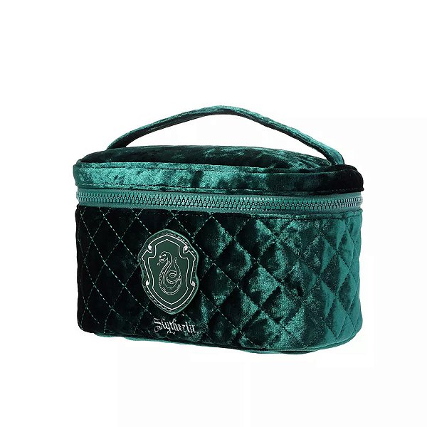 NECESSAIRE PARA MAQUIAGEM HARRY POTTER SLYTHERIN MINISO 22 X 12 X 12 CM.