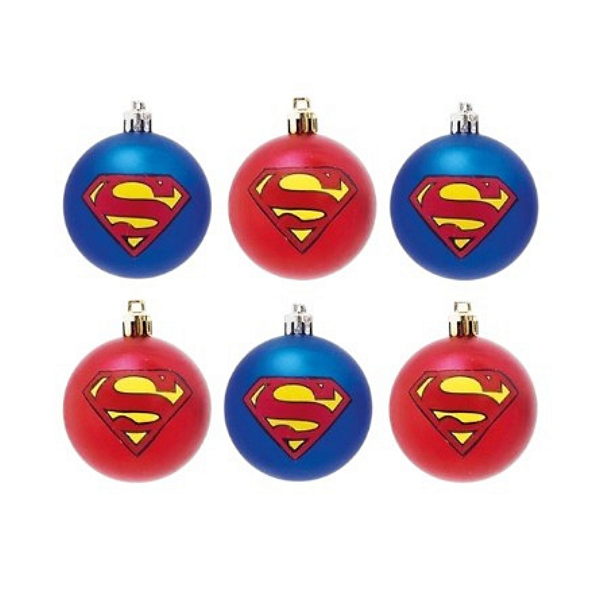 Decoração de Natal Superman Bolas personalizadas Super Heróis