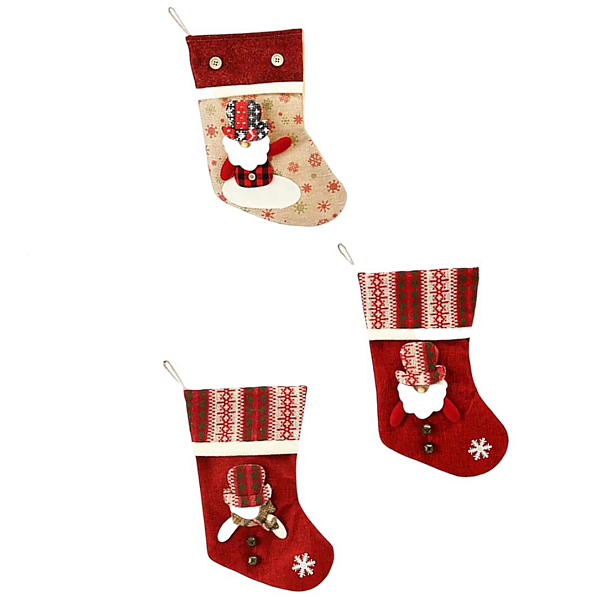 Meia de Natal para pendurar na porta ou parede natalina