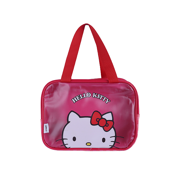 Necessaire Bolsa Hello Kitty infantil Fofa Sanrio Miniso