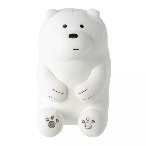 Pelúcia We Bare Bears Urso Polar Macio Original Miniso