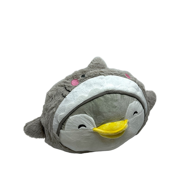 Pelúcia Almofada Travesseiro Fofo Pinguim Oceano Miniso