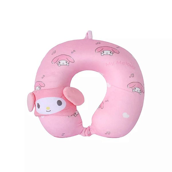Almofada Pillow My Melody + Máscara Sanrio Miniso
