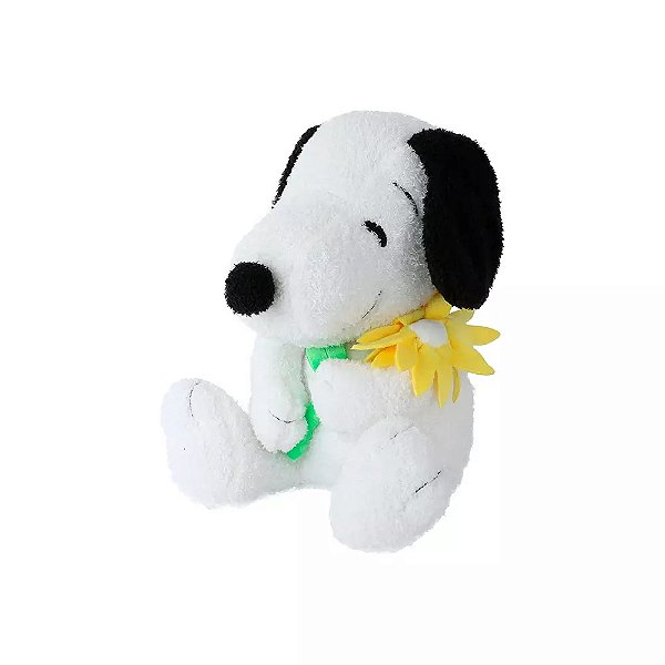Pelúcia Snoopy Girassol Fofinha Antialérgica Miniso