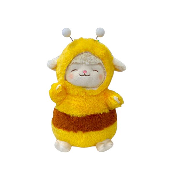 Pelúcia Fofa Ovelha Lamb Baa Abelhinha Original Miniso