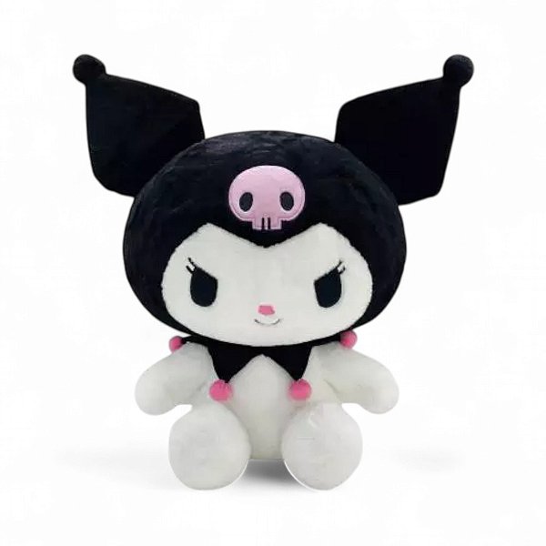 Boneca Pelúcia Fofa Kuromi Sanrio Original Miniso