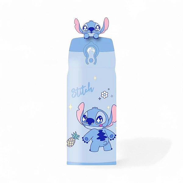 Garrafa Térmica Infantil Stitch Disney BPA FREE Miniso