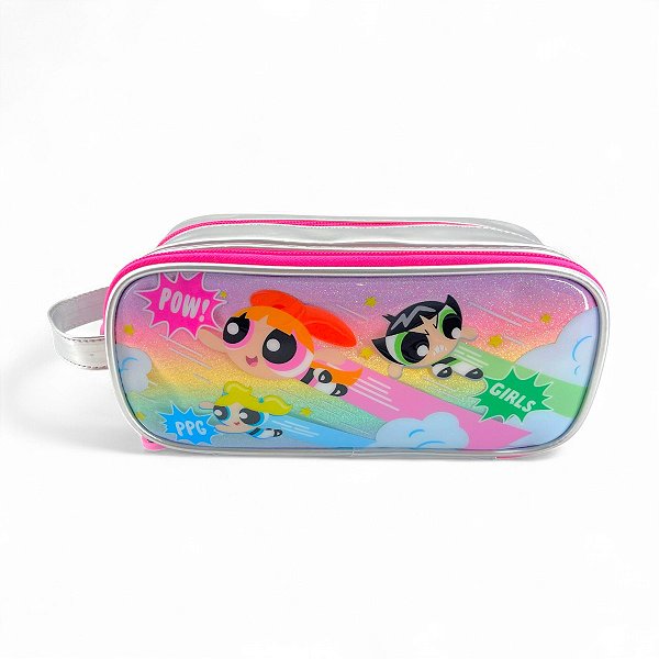 Estojo Escolar Duplo Meninas Superpoderosas Miniso