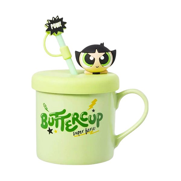 Caneca Cerâmica Docinho Meninas Superpoderosas Miniso