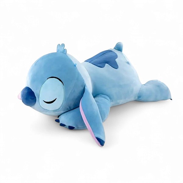 Almofada Stitch Pelúcia Dormindo Original Disney Miniso