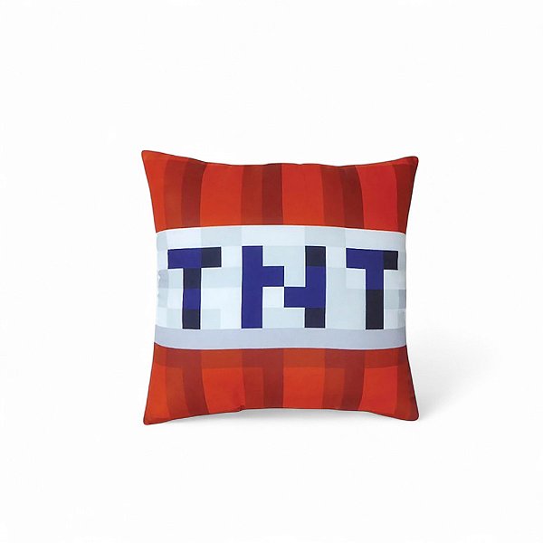 Almofada Minecraft TNT Fofa Geek Gamer Original Miniso