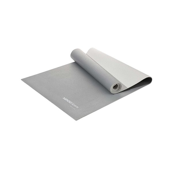 Tapete De Yoga Miniso Em Pvc Macio Para Treino Cinza