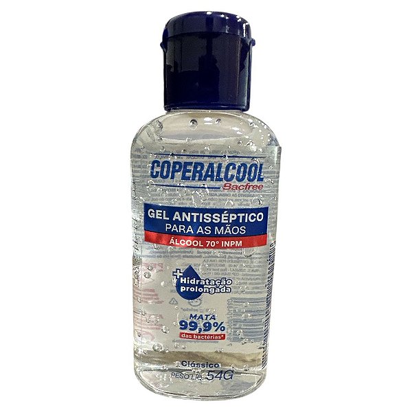 Gel Higienizador De Maos Coperalcool Bacfree Classico