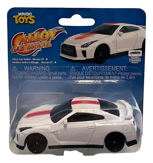 BRINQUEDO CARRINHO DE METAL NISSAN GT-R MINISO TOYS