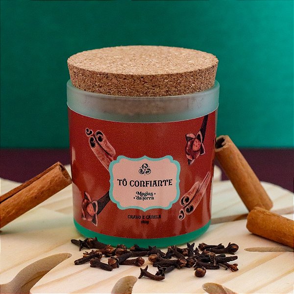 Vela Aromática Confiança Canela e Cravo (Grande) (Preço Sugerido de Venda R$84,90)