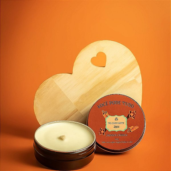 Vela Aromática Confiança Canela e Cravo (Pocket) (Preço Sugerido de Venda R$39,90)