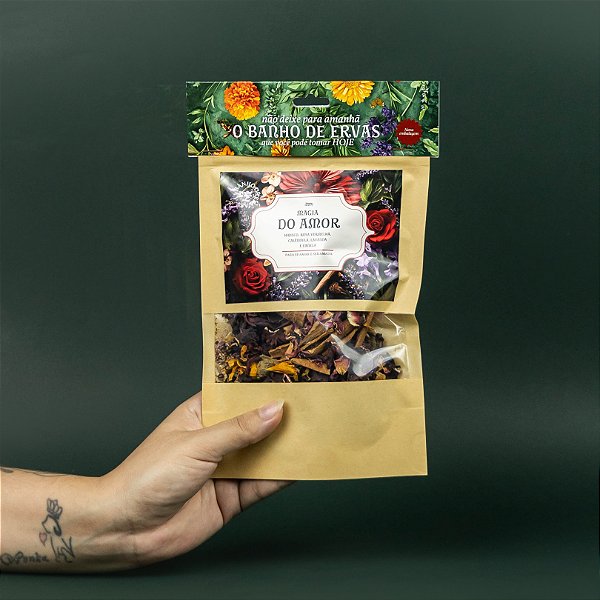 Banho de Ervas Magia do Amor Mulher (Preço Sugerido de Venda: R$29,90)
