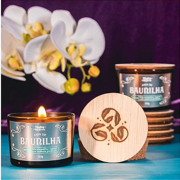 Vela Aromática Vegetal Fava de Baunilha Nº02 (Preço Sugerido de Venda R$67,90)