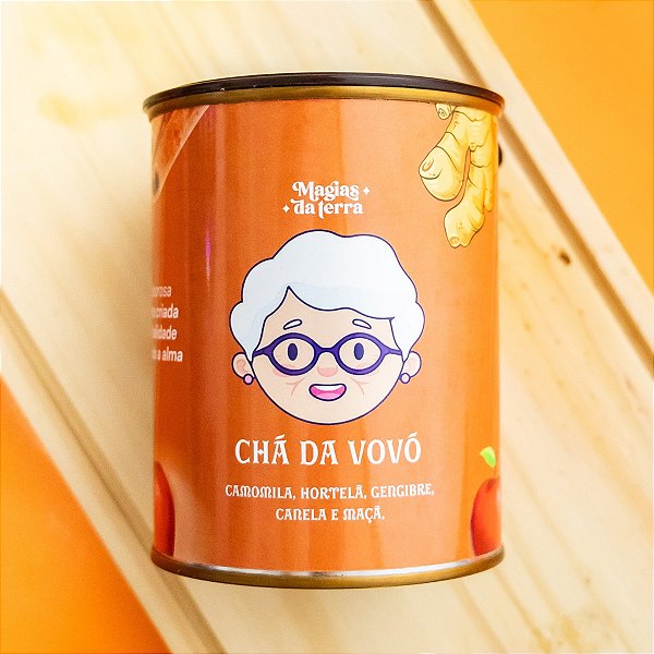Chá da Vovó Na Lata (Preço Sugerido de Venda: R$53,90)