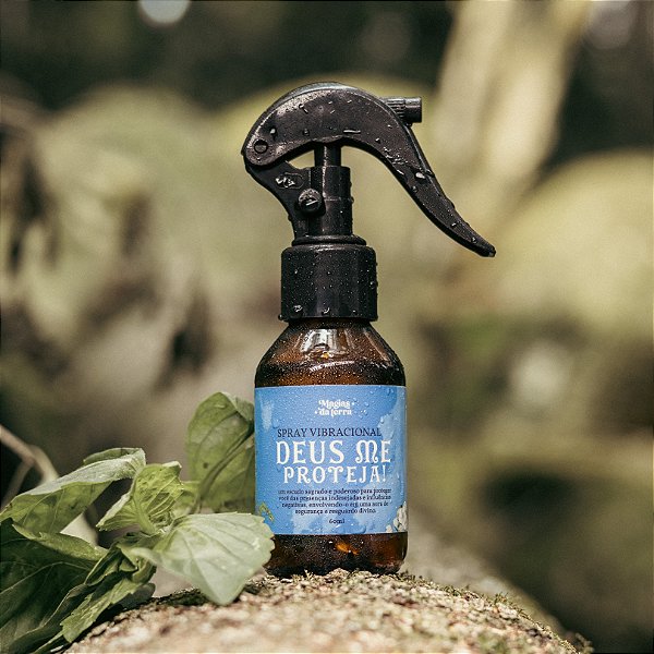 Spray Vibracional Com Óleos Essenciais Proteção Energética e Efeito Revitalizante 60ml Pocket (Preço sugerido R$36,50)